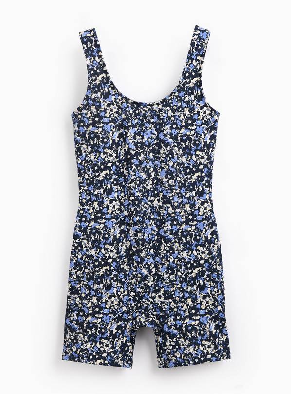 REAKTIV Ditsy Floral Print All-in-One Unitard  S